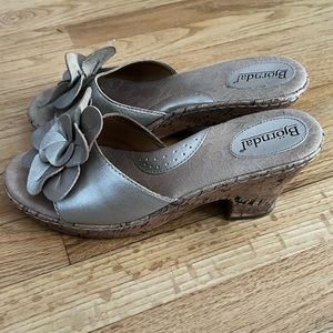 Björndal cork flower heels